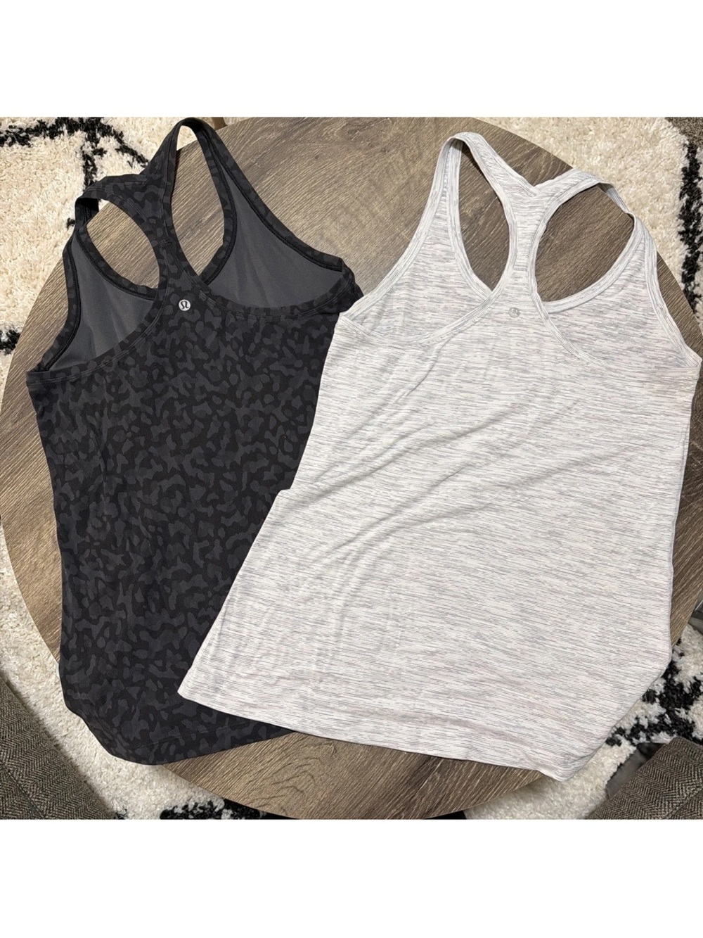 Lululemon Women size 10? Cool Racerback II Nulu Wee Are From Space Gray and Camo - Picture 2 of 4